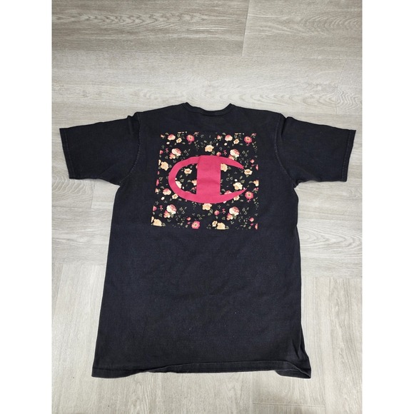 Champion Other - Champion Floral Logo Tee Shirt Men's L Short Sleeve Crewneck